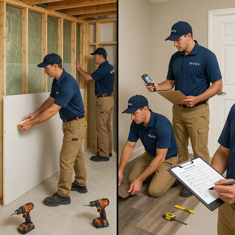 Repairs and Reconstruction process in West Odessa, TX