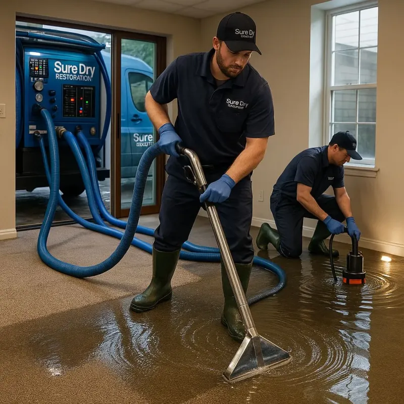 Water Extraction and Removal process in West Odessa, TX